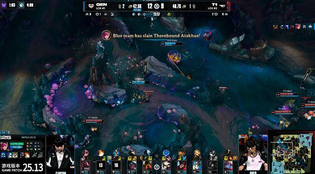 LOL-MSI：四战全胜强势登顶，GEN 3-2击败T1成功卫冕MSI冠军