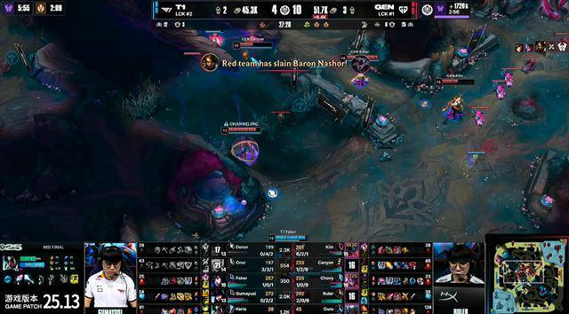 LOL-MSI：四战全胜强势登顶，GEN 3-2击败T1成功卫冕MSI冠军